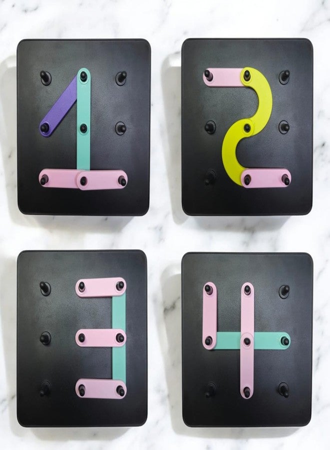 ROSTON Alphabet Puzzles for Kids Alpha Numeric Games for Children alphabetic Games Puzzle numer and Shape Construction - Image 3
